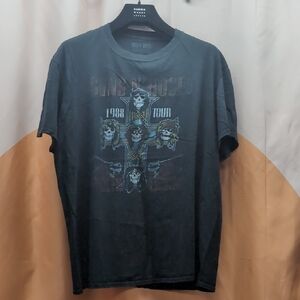 Guns N' Roses 1988 Tour Graphic Tee - Charcoal
